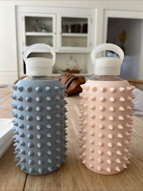BKR Lot of 3 Silicone Water Bottles - Spike
